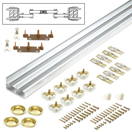 CRL 96" By-Pass Hardware Set 4 Door