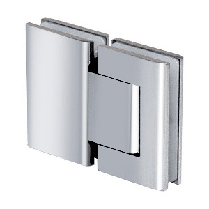 CRL Chrome Biloba 180º Glass-to-Glass Hinge