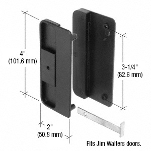 CRL Sliding Screen Door Latch and Pull With 3-5/16" Screw Holes for Jim Walters Doors - Bulk