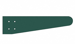 CRL Custom KYNAR® Paint 24" x 8" Tapered Bullnose Outrigger