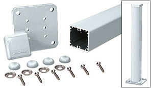 CRL Mill 100 Series 48" Surface Mount Post Kit