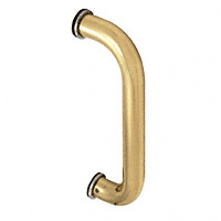 CRL Brass 8" Aluminum Door Mounted Standard Pull Handle