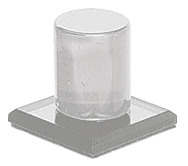 CRL Clear Acrylic Stick-On Mirror Knob