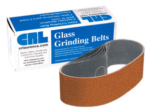CRL 3" x 24" Cork Polishing Belt for Portable Sanders - 5/Bx