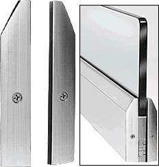 CRL Brushed Stainless 4" Split Tapered End Cap