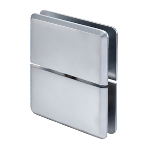 CRL Satin Chrome Senior Prima 02 Series Glass-to-Glass Mount Hinge