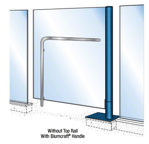 CRL Blumcraft® Custom Painted Free-Standing Post Gate System