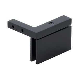 CRL Matte Black Cardiff Series Left Hand Mount Hinge