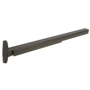 Von Duprin® Dark Bronze Concealed Vertical Rod Panic Exit Device with Grooved Case 48” x 99” Exit Only