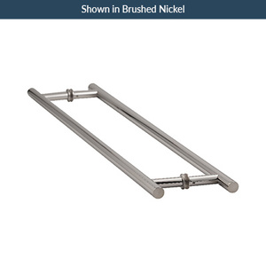 Polished Brass 24" Back to Back Ladder Pull Towel Bar