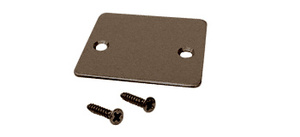 CRL Oil Rubbed Bronze End Cap with Screws