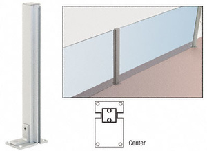 CRL Satin Anodized 36" Center Standard Partition Post