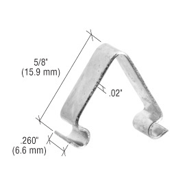 CRL Insert Corner Spring 5/8" Height - .260" Width - .02" Thick