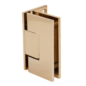 CRL Gold Plated Vienna 044 Series Wall Mount Offset Back Plate Hinge