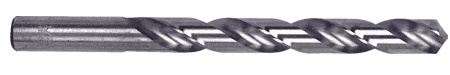 CRL 1/4" Fractional Sized 118º Point Jobber's Length High Speed Drill Bit