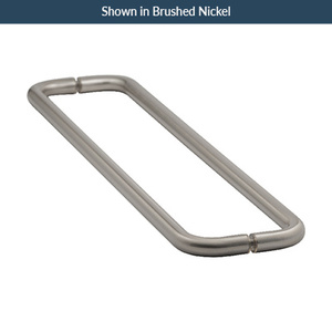 Polished Stainless Steel 22" Back to Back Tubular Towel Bars without Washers