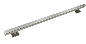 CRL Brushed Stainless Straight 24" Square Grab Bar