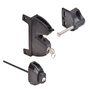 CRL Black Privacy Latch with Keyed Lock