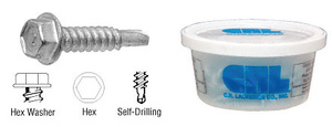 Hilti® 12-14 x 1" Self-Drilling Hex Washer Head #3 Screws