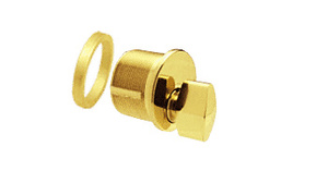 CRL Polished Brass Thumbturn Cylinder