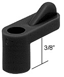 CRL Black 3/8" Plastic Window Screen Clips - Bulk