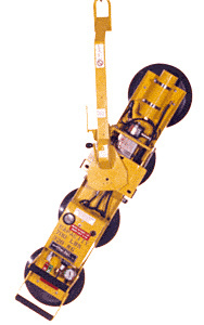 CRL Wood's Powr-Grip® Single Channel DC Vacuum Lifting Frame for Rough Material