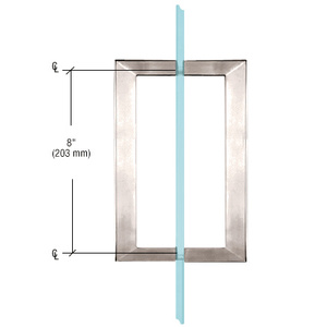 CRL Polished Brass 8 Ladder Style Back-to-Back Pull Handles