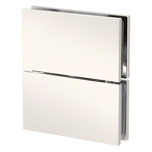 Polished Nickel Glass to Glass Adjustable Prestige Pivot Hinge