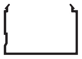 CRL-U.S. Aluminum White KYNAR® Paint Jamb Insert - 24'-2"
