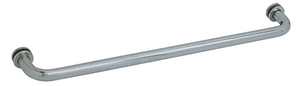 CRL Brushed Nickel 30" BM Series Tubular Single-Sided Towel Bar