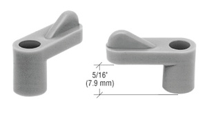 CRL Gray 5/16" Plastic Window Screen Clips - Bulk