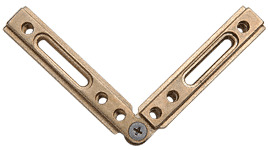 CRL Brass Adjustable Corner for the Deluxe Header Kit