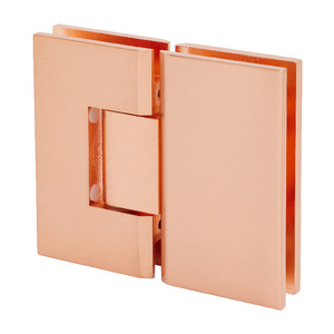 CRL Brushed Copper Vienna 180 Series Glass-to-Glass Hinge
