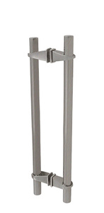 CRL Brushed Stainless 22" Variant Series Adjustable Pull Handle with VP1 Mounting Post