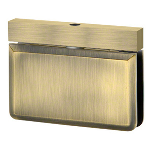 Antique Brass Header Mount (Euro-Header) Montreal Series Hinge
