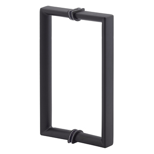 Oil Rubbed Bronze 8" Half Round Mitered Handles
