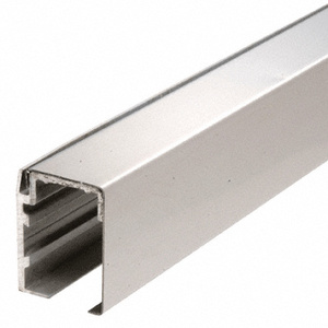 CRL Brushed Stainless GSDH Series Top Track with Covers