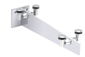 CRL Polished Stainless 36" Glass Awning Sloped Wall Bracket