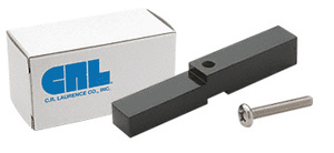 CRL Black Adapter Block for Prima, Shell and Rondo Hinges