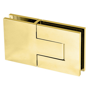 CRL Brass Palermo Glass-to-Glass 180 Degree Hinge