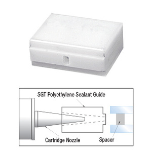 CRL 5/16" Polyethylene Sealant Guide