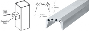 CRL 200, 300, 350, and 400 Series 1" Rail Connecting Block