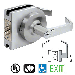 CRL Satin Anodized Grade 1 Lever Lock Housing - 7-Pin SFIC Storeroom