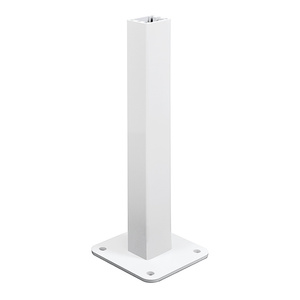 CRL Sky White ARS Surface Mount Aluminum Stanchion