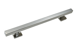 CRL Polished Stainless Straight 18" Square Grab Bar
