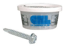 CRL 8-18 x 1" Hex Washer Head Self-Drilling Screws