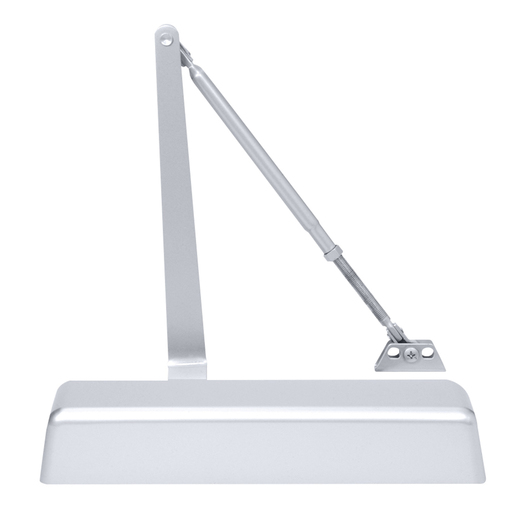 CRL Aluminum Adjustable Spring Power Size 1 to 4 Surface Mount Door Closer