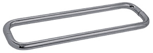 CRL Brushed Nickel 18" Back-to-Back Solid 3/4" Diameter Towel Bars Without Metal Washers