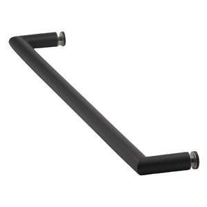 Oil Rubbed Bronze 18" Mitered Single Mount Towel Bar