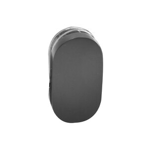 CRL Matte Black 90 Degree Bristol Connector